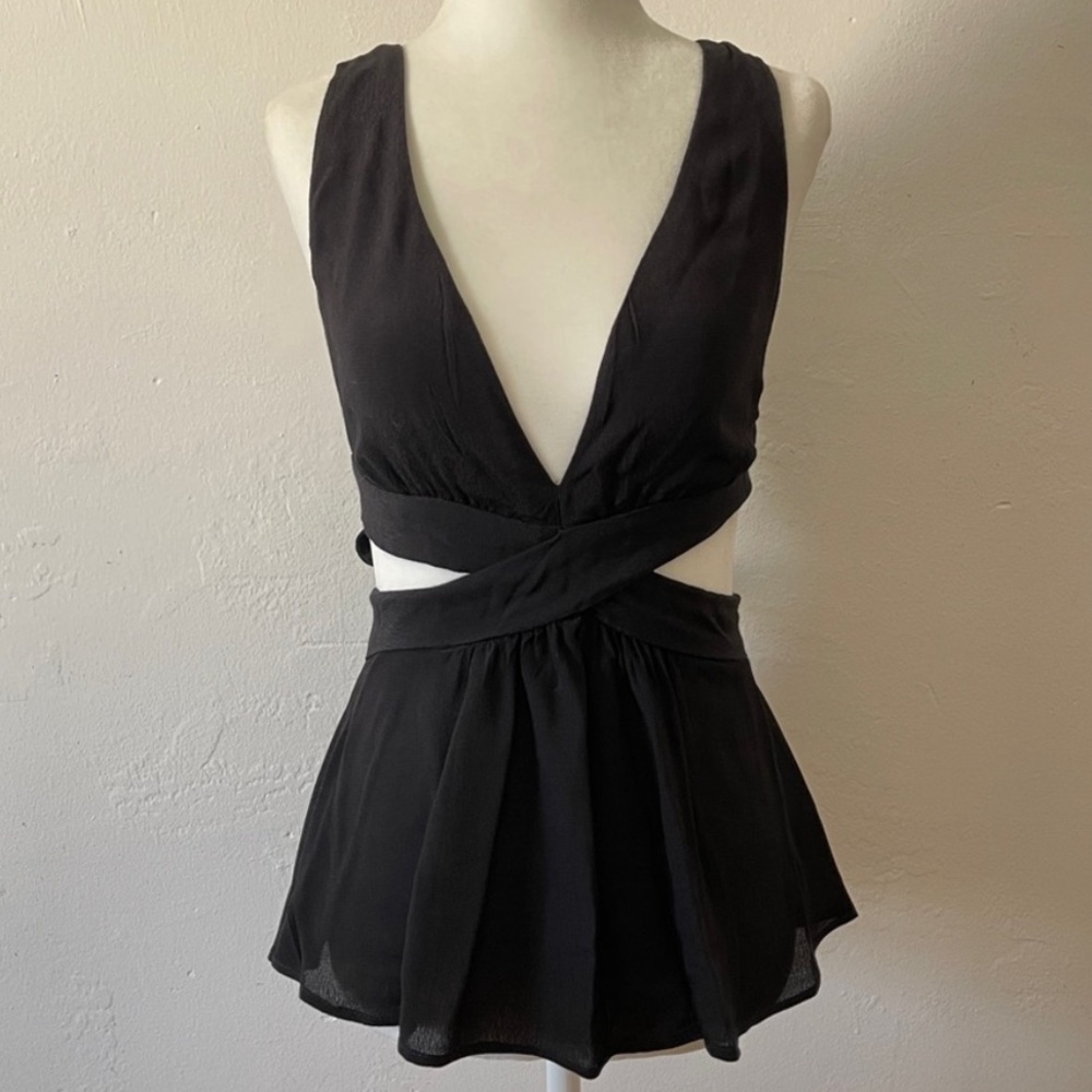 Zara Strappy Open Back Top